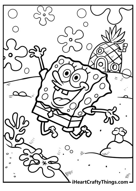 spongebob kleurplaten.